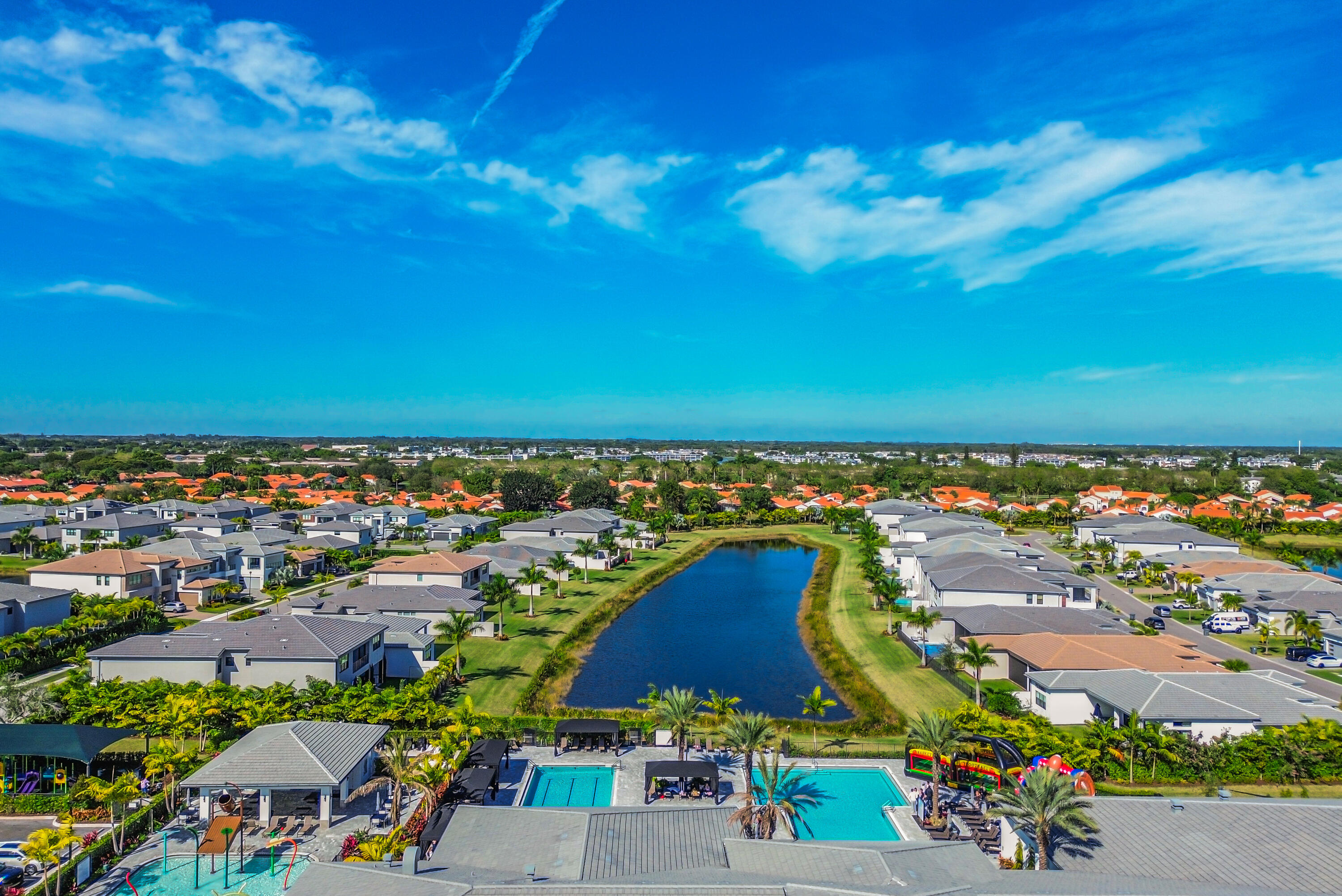 8593 Swinley Frst Way Boca Raton, FL 33434 - Photo 32 of 35 an aerial view of a city