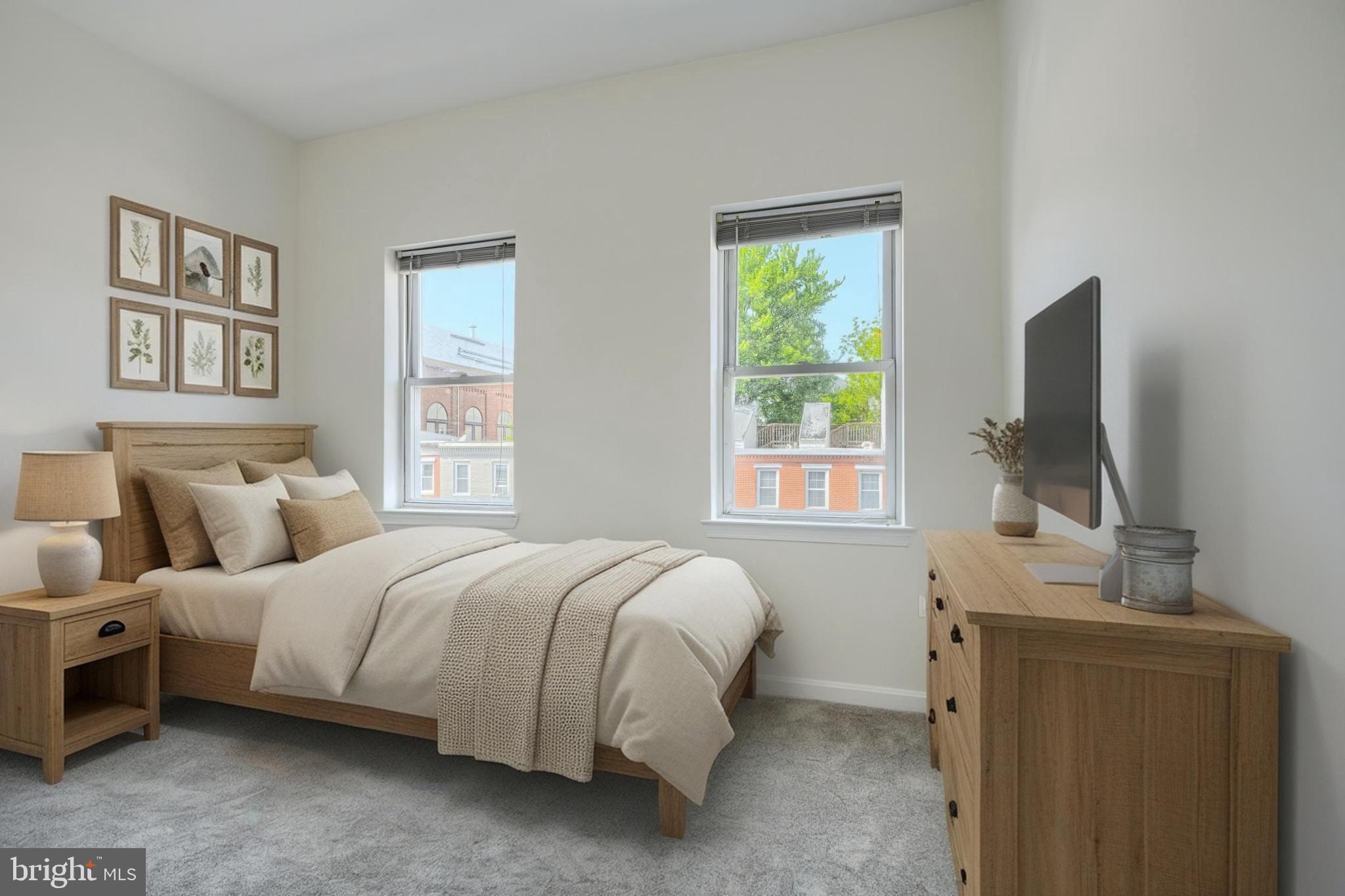 917 Ramsay Street Baltimore, MD 21223 - Photo 13 of 36 Virtually staged bedroom 2 on level 3
