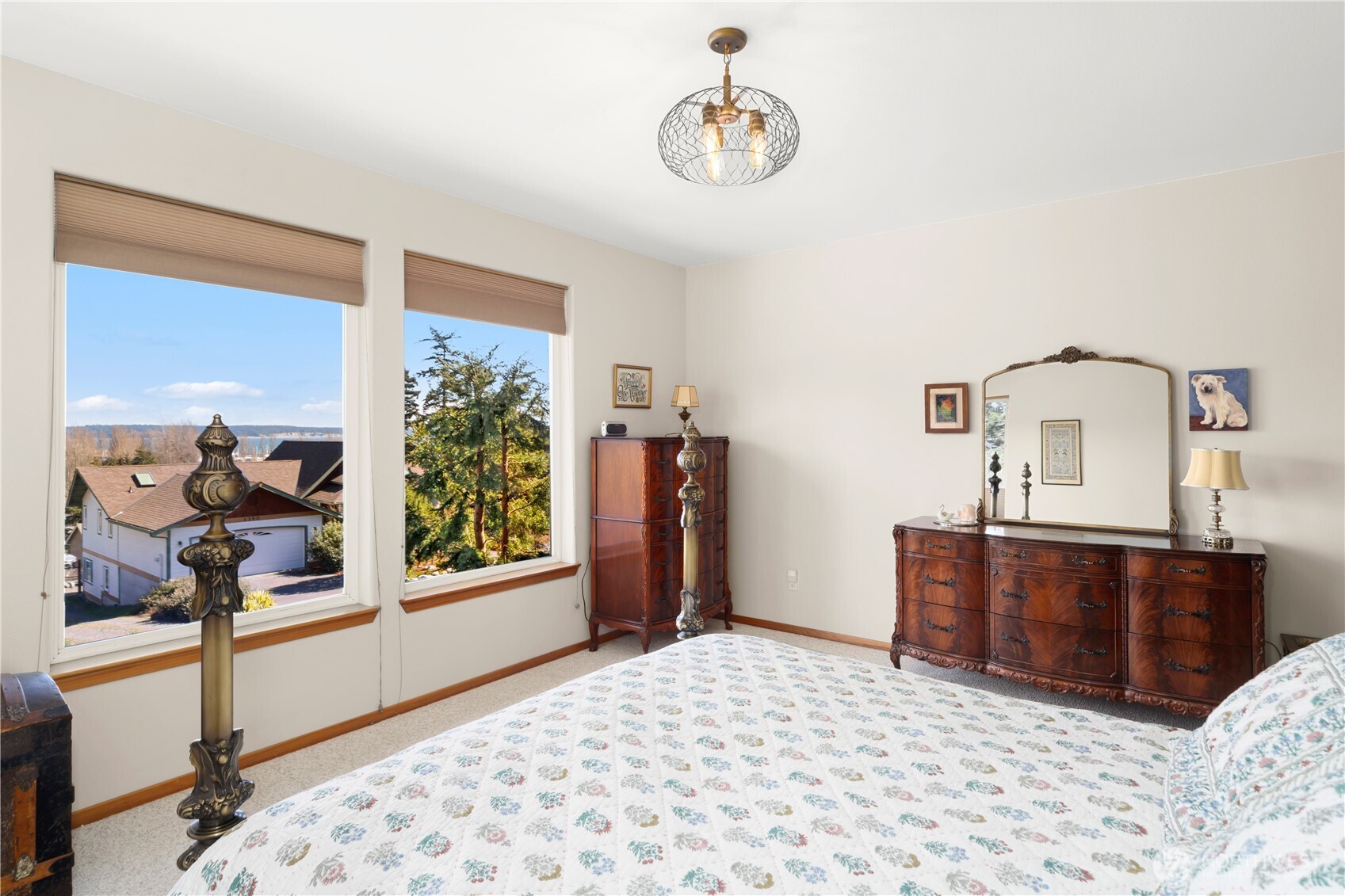 1355 Jackman Street Port Townsend, WA 98368 - Photo 14 of 38 a bedroom with a bed and dresser