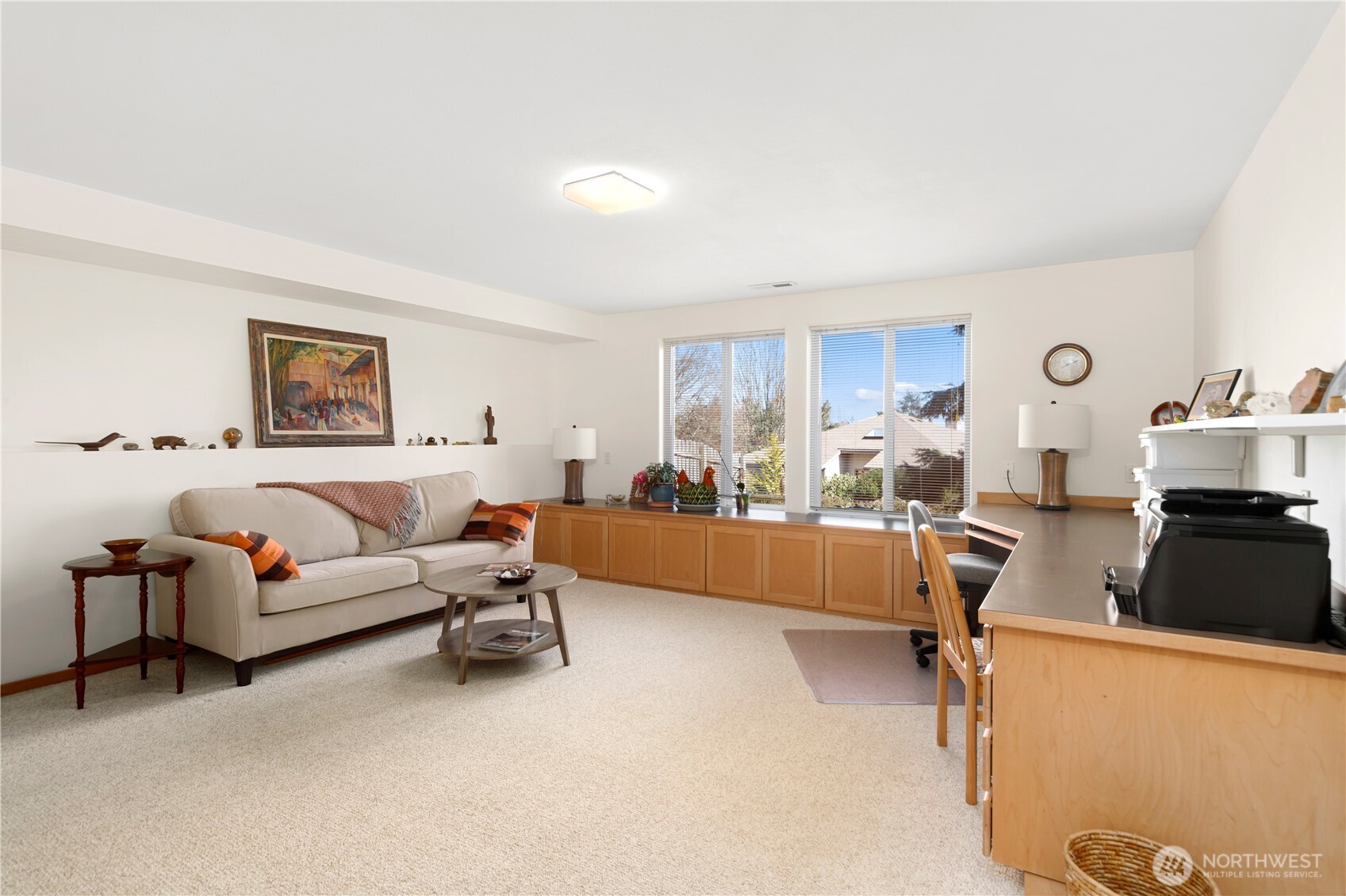 1355 Jackman Street Port Townsend, WA 98368 - Photo 22 of 38 a living room with furniture and a large window