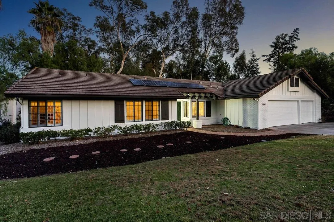 15867 Prairie Vista Road Poway, CA 92064 - Photo 1 of 70 a front view of a house with a garden