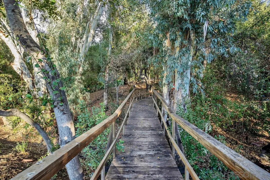 15867 Prairie Vista Road Poway, CA 92064 - Photo 52 of 70 a view of a wooden bridge