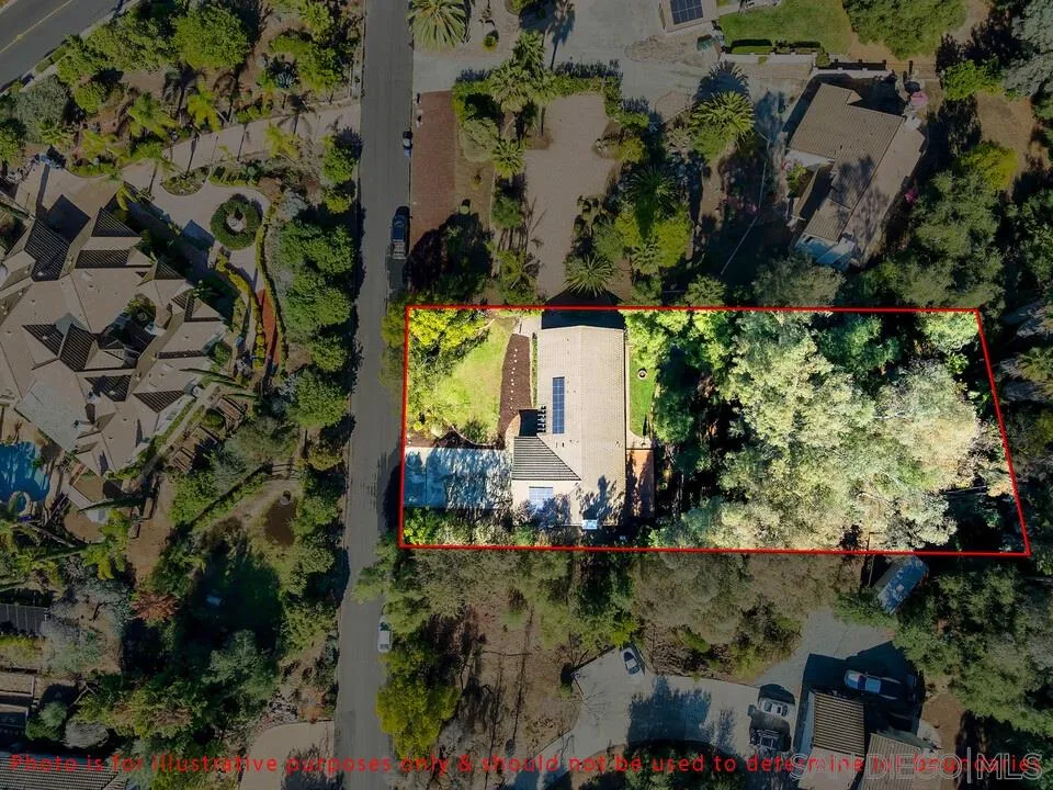 15867 Prairie Vista Road Poway, CA 92064 - Photo 63 of 70 an aerial view of a house with a yard