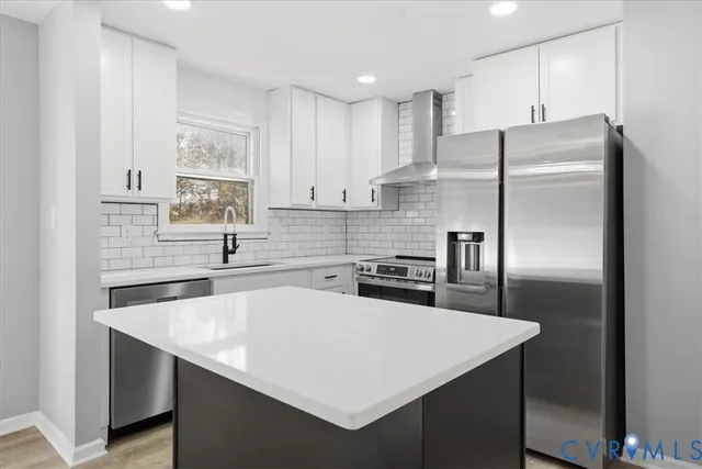 a view of an empty room