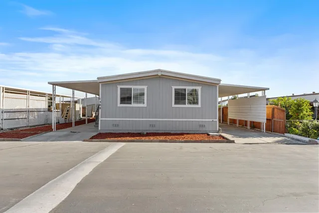 a backyard of a house