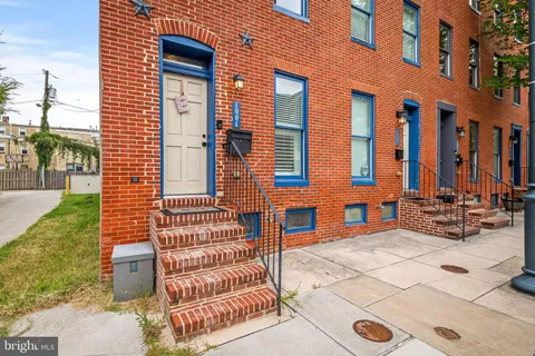 a front view of a building