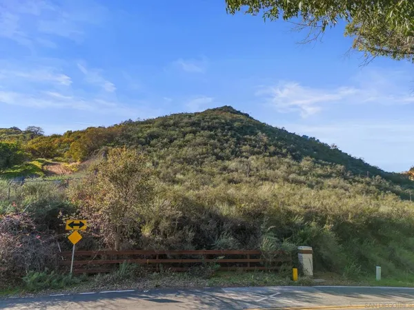 a view of a large building with a mountain in the background