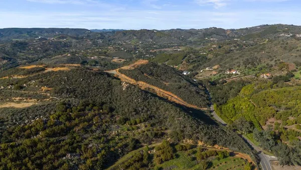 a view of city and mountain