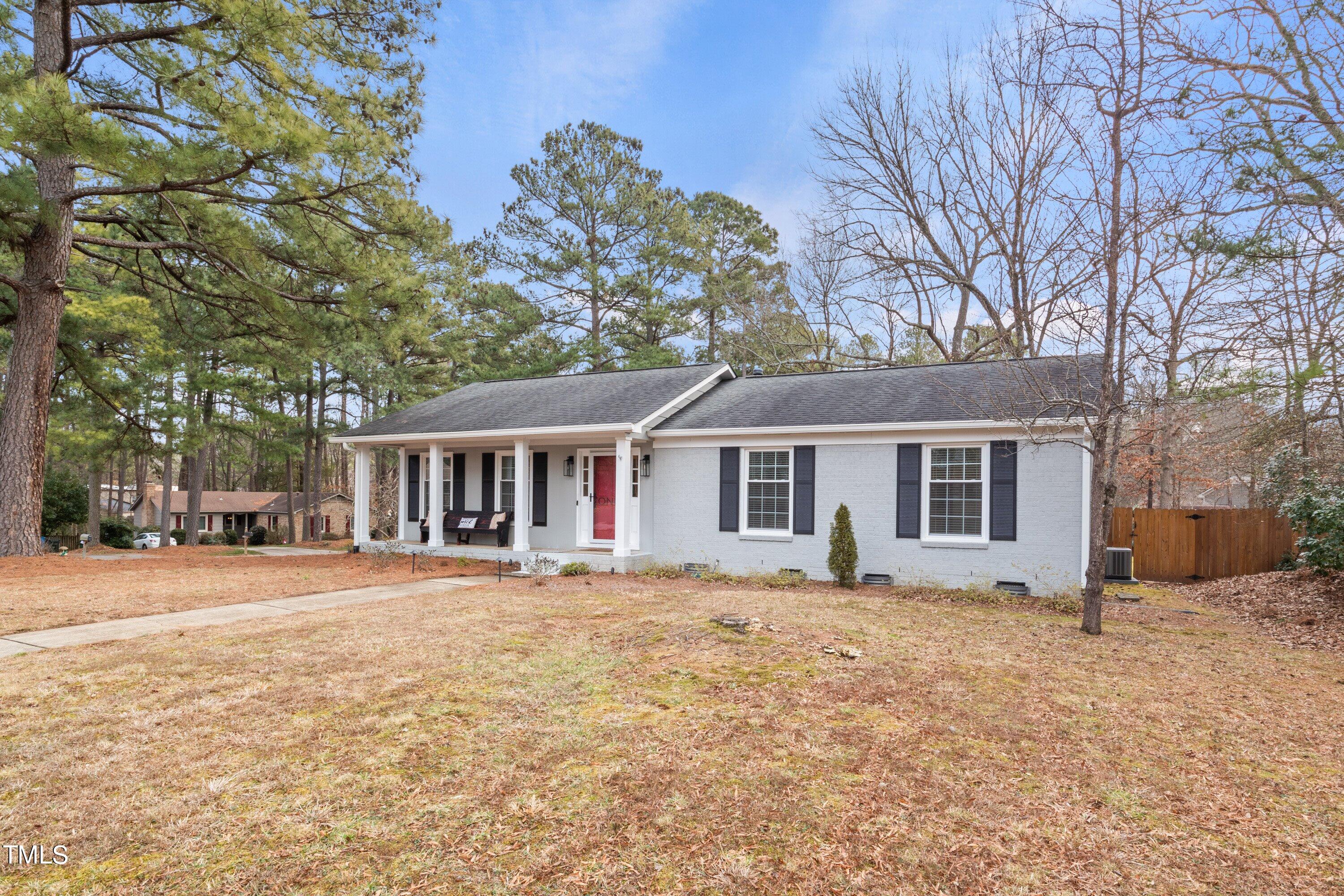 1 Kellom Court Durham, NC 27713 - Photo 28 of 33 front view of a house with a yard