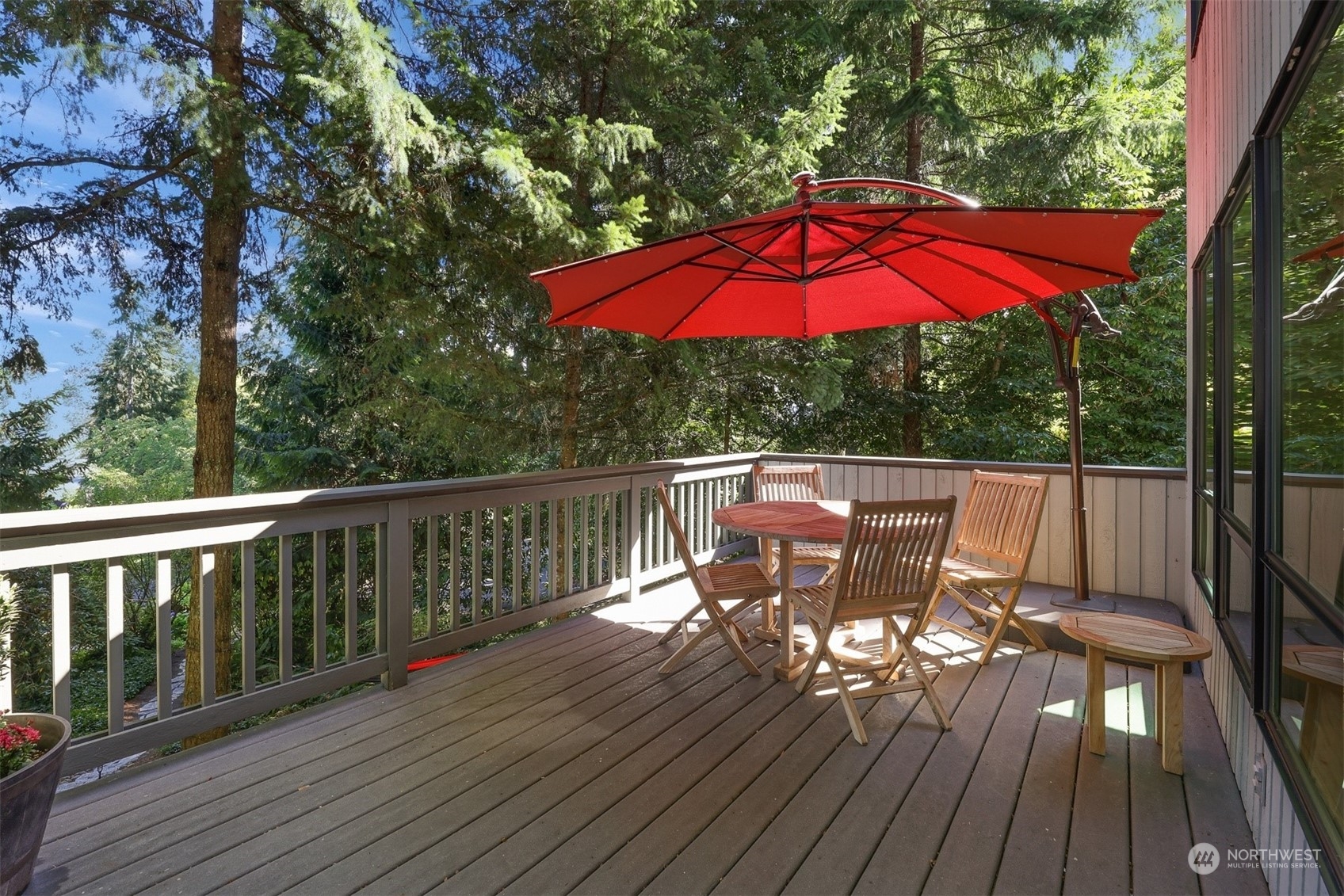 4431 Ferncroft Road Mercer Island, WA 98040 - Photo 8 of 40 a view of deck with patio