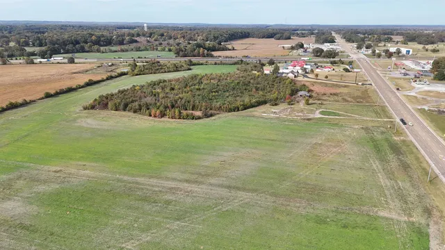 a view of a lake with a mountain