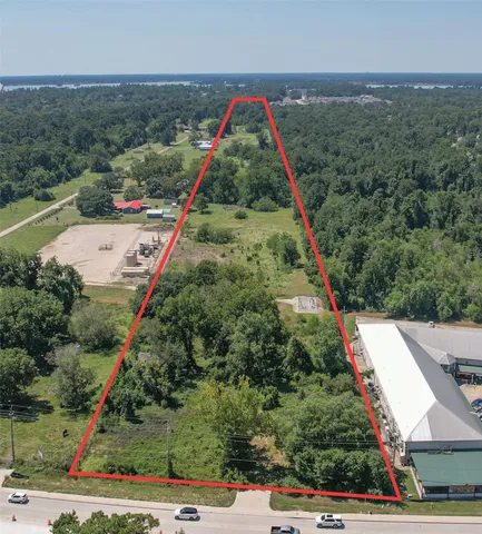 an aerial view of a houses