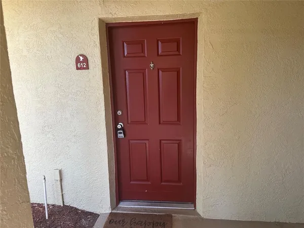 a view of front door