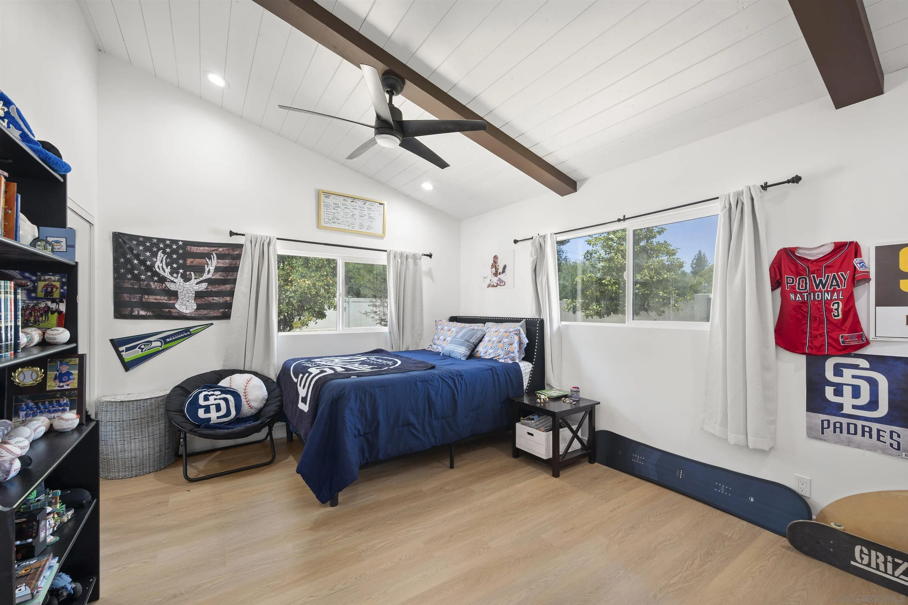 13367 Calle Colina Poway, CA 92064 - Photo 33 of 60 a bedroom with a bed and a window