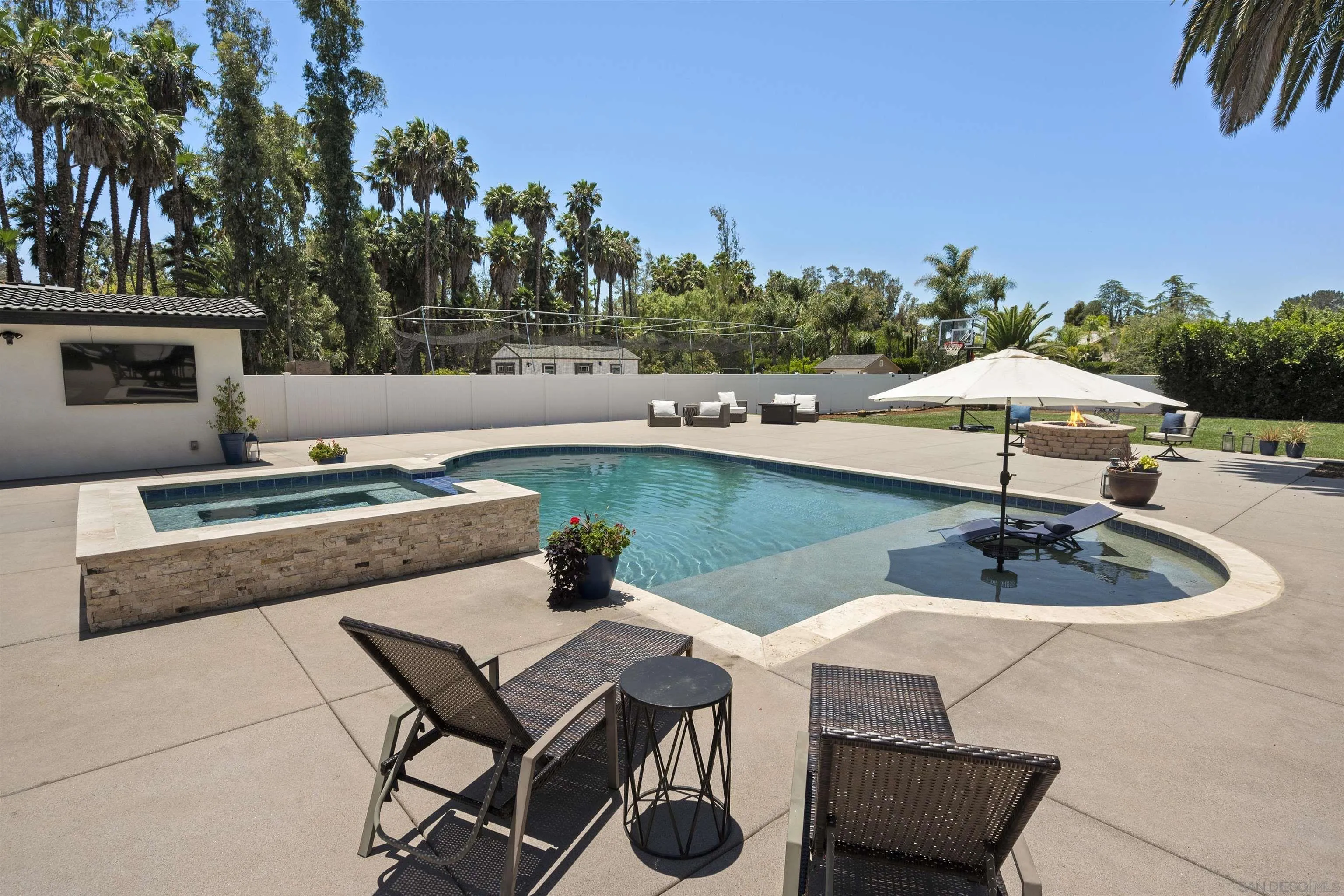 13367 Calle Colina Poway, CA 92064 - Photo 41 of 60 a terrace of a house with outdoor seating