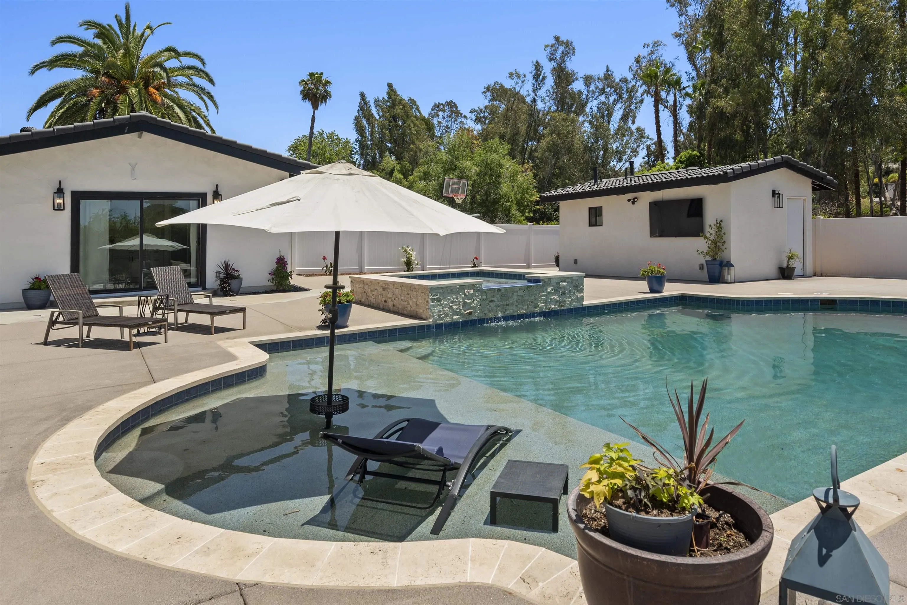 13367 Calle Colina Poway, CA 92064 - Photo 42 of 60 a swimming pool with outdoor seating yard and outdoor seating
