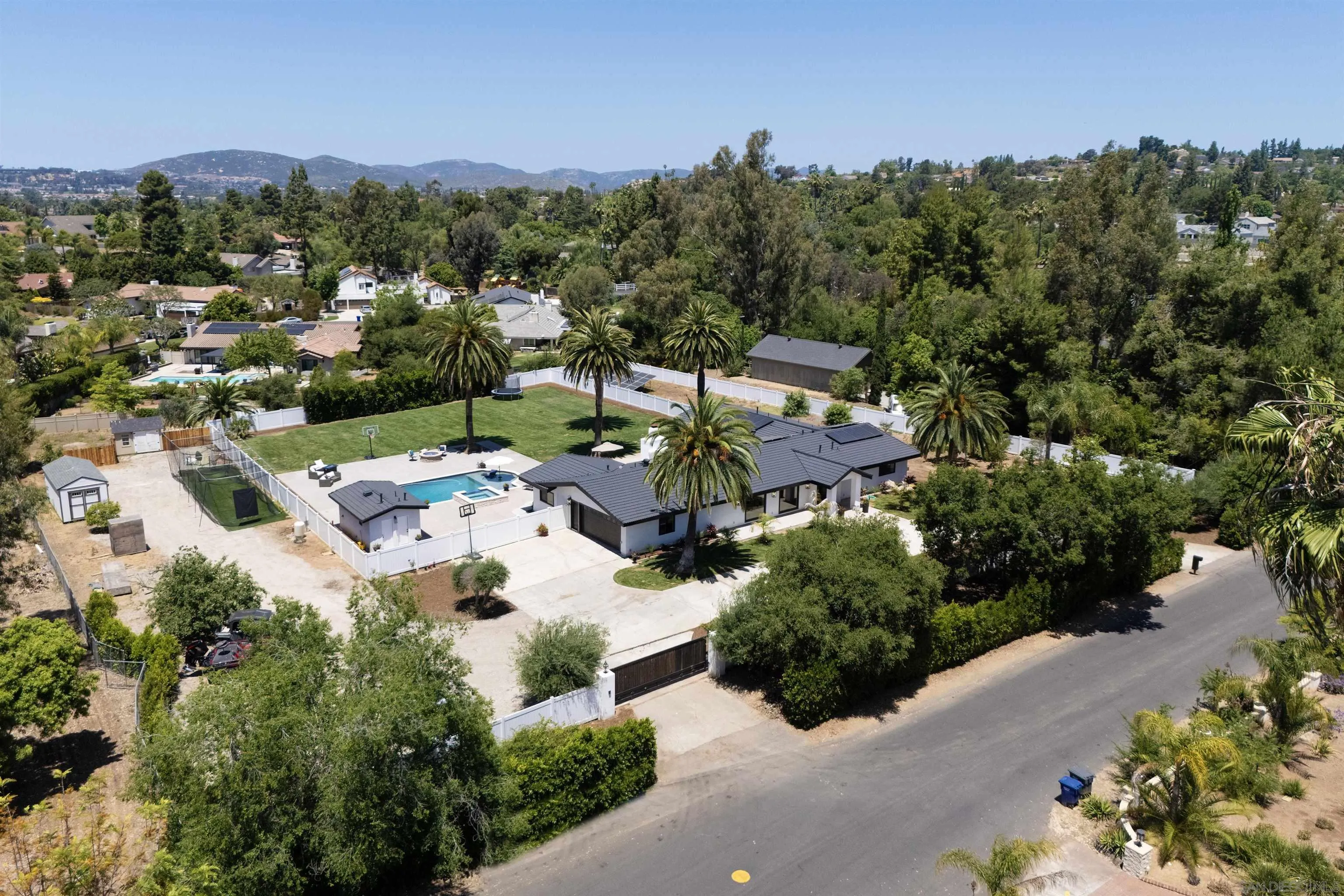 13367 Calle Colina Poway, CA 92064 - Photo 55 of 60 an aerial view of a houses with outdoor space and street view
