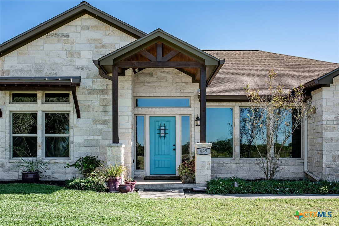437 Bischoff Road Inez, TX 77968 - Photo 3 of 47 a front view of a house with garden