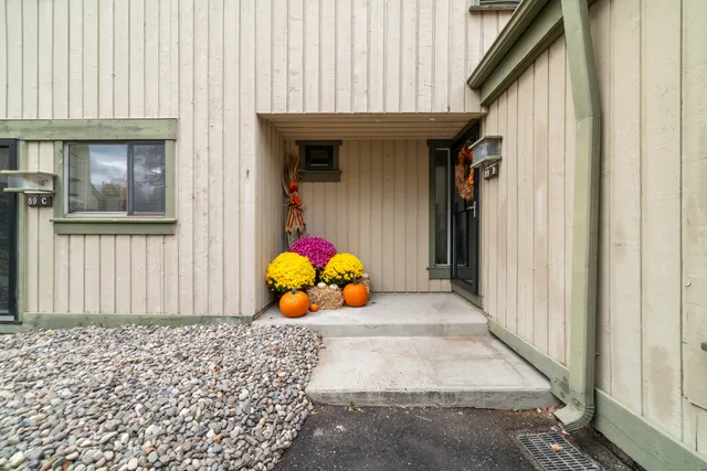 a view of a house with a yard and large tree