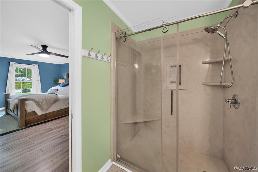 7719 Drexelbrook Road Chesterfield, VA 23832 - Photo 30 of 49 a en suite bathroom with a shower and a tub