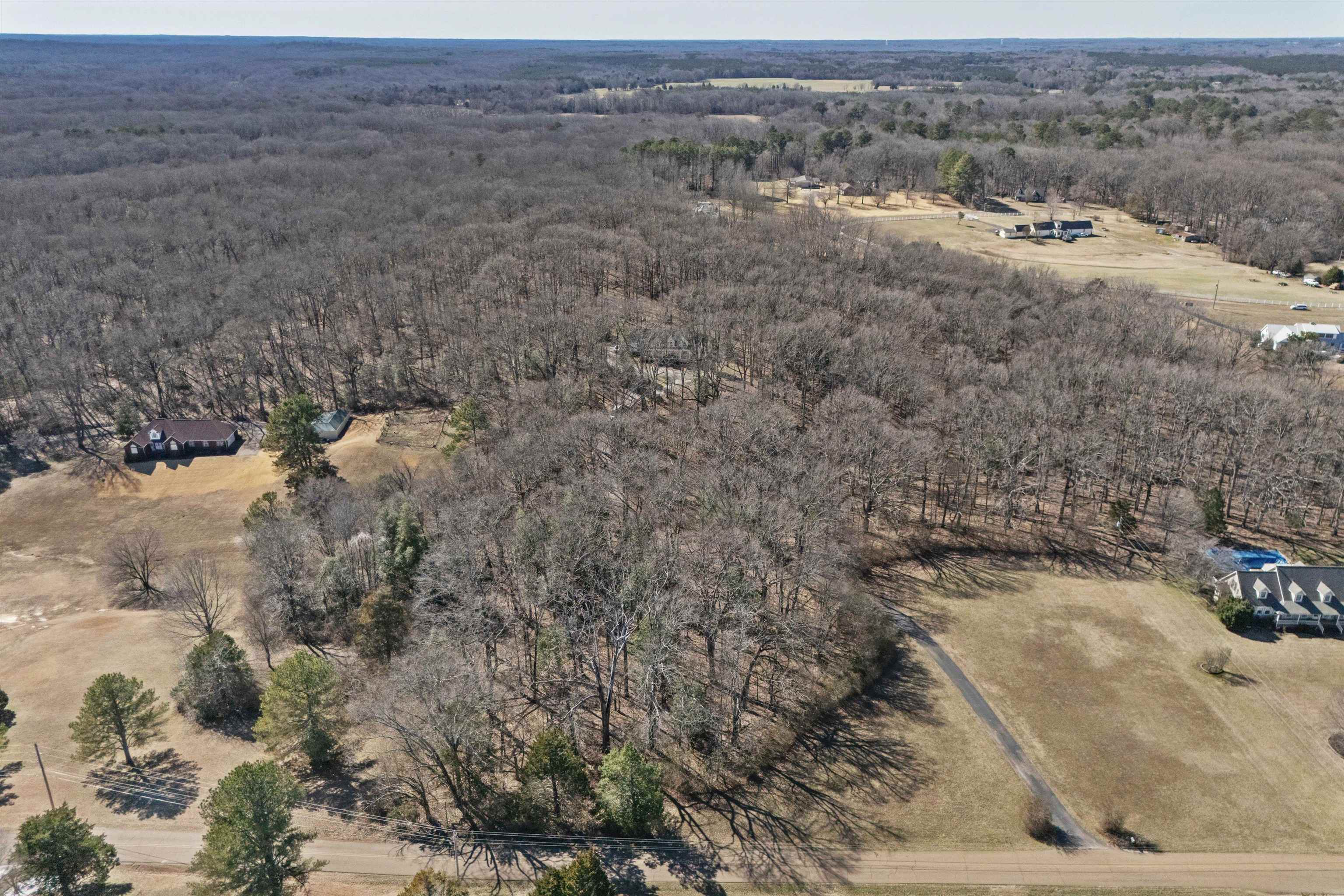 1805 Russell Road Bolivar, TN 38008 - Photo 32 of 39 Drone / aerial view with a rural view