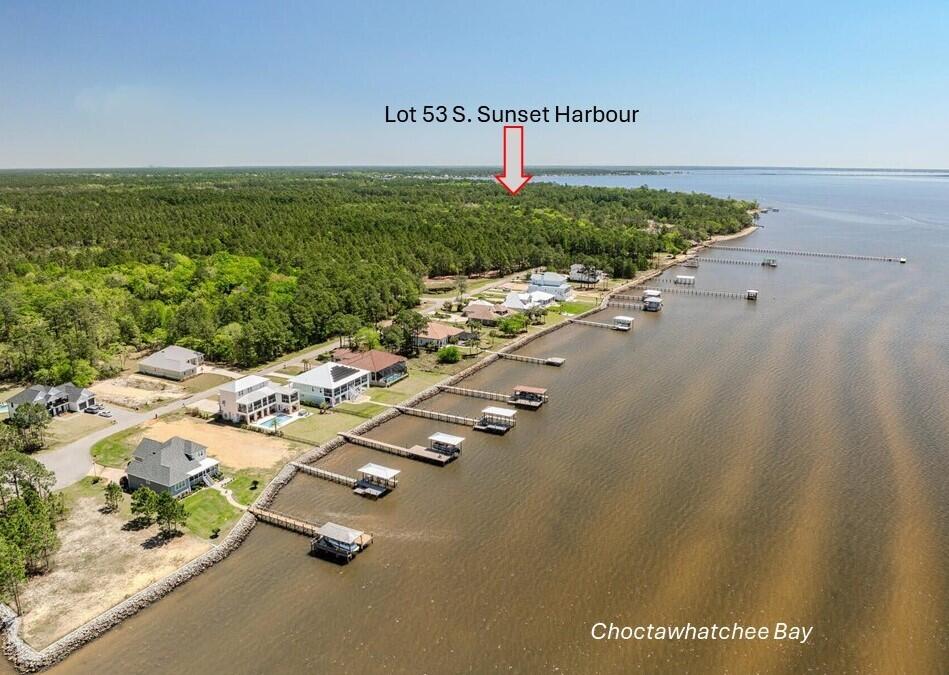 Lot 53 South Sunset Harbour Freeport, FL 32439 - Photo 1 of 23 Lot 53 S. Sunset Harbour - Aerial with l