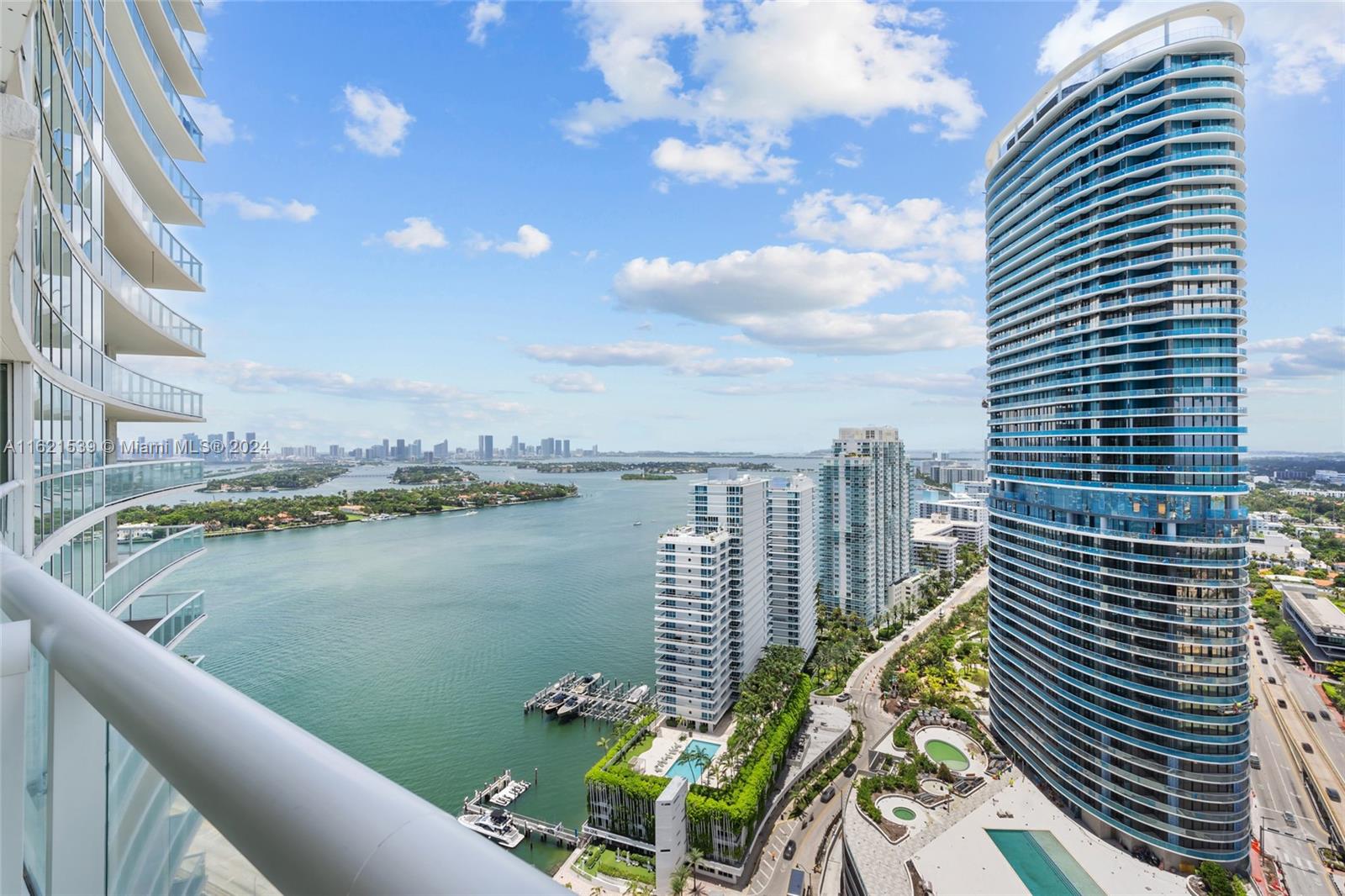450 Alton Road, Unit 3106 Miami Beach, FL 33139 - Photo 29 of 40 a view of a balcony with lake view and ocean view