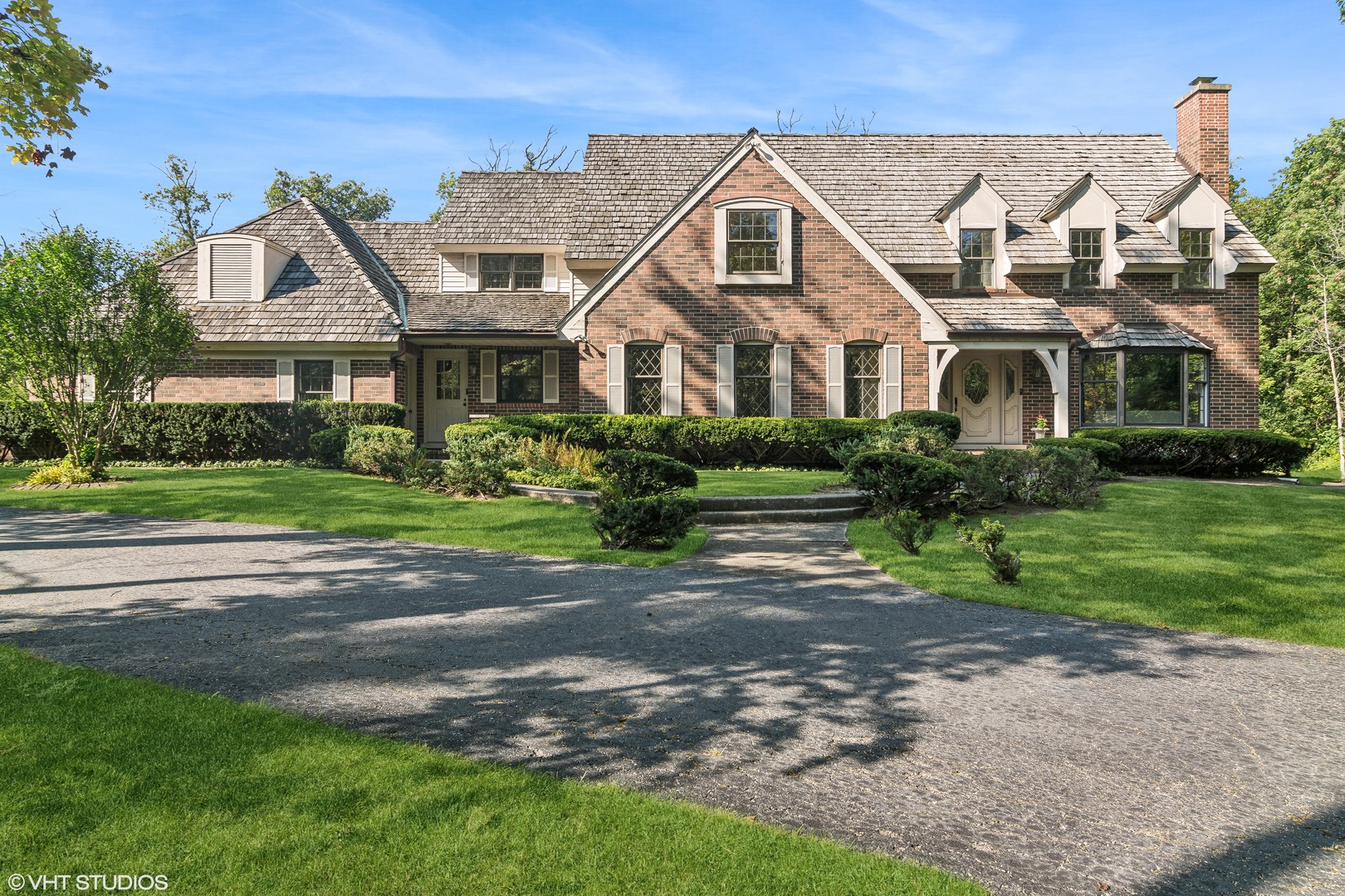 front view of house with a yard