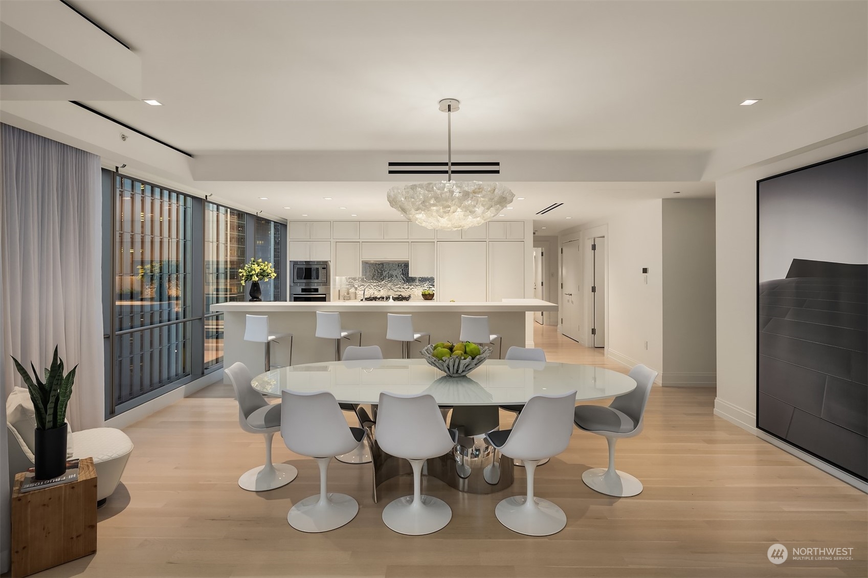 99 Union Street, Unit 1104 Seattle, WA 98101 - Photo 11 of 38 a view of a dining room with furniture