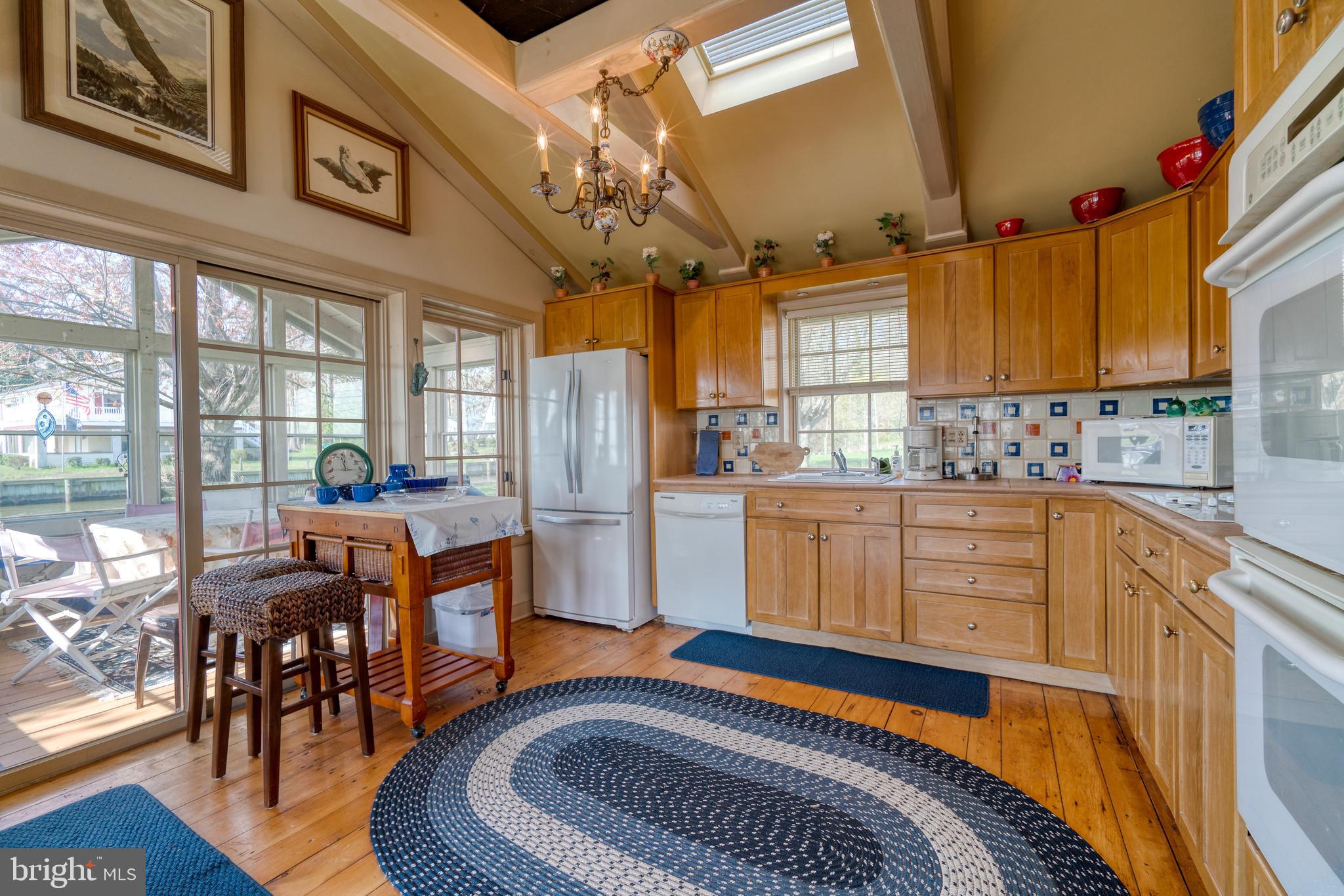 3 Little River Road Perryville, MD 21903 - Photo 5 of 22 Kitchen has sliders to the sunroom