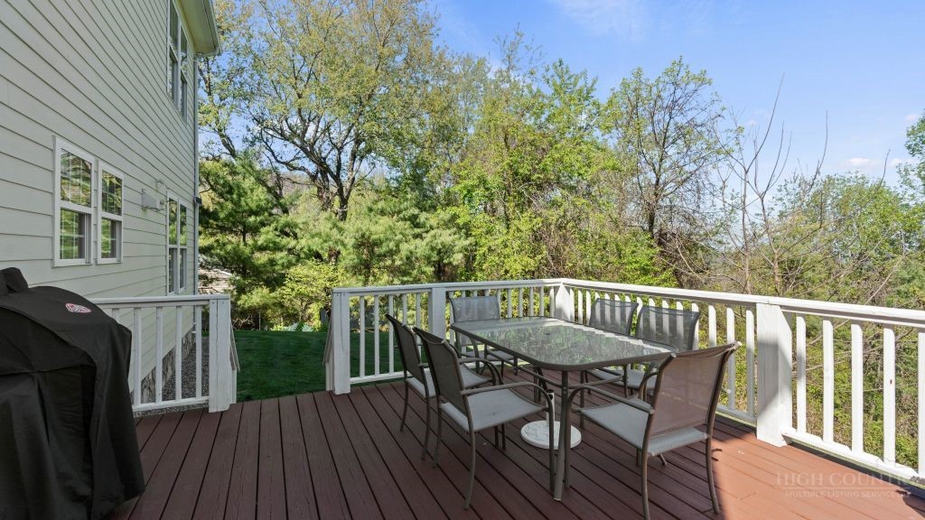 713 Kalmia Lane Boone, NC 28607 - Photo 37 of 50 a view of balcony with furniture and wooden deck