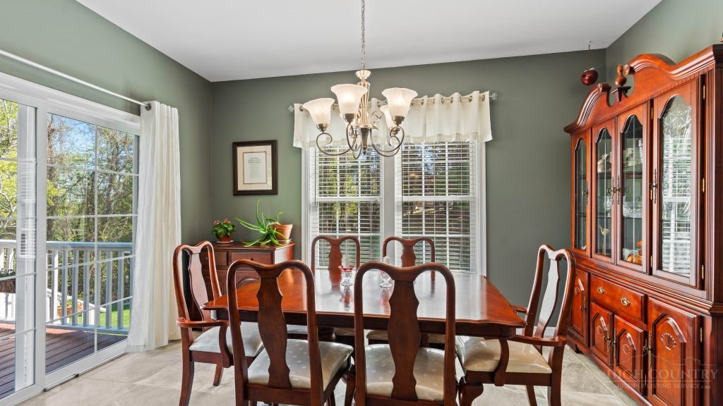 713 Kalmia Lane Boone, NC 28607 - Photo 6 of 50 a view of a dining room with furniture window and outside view