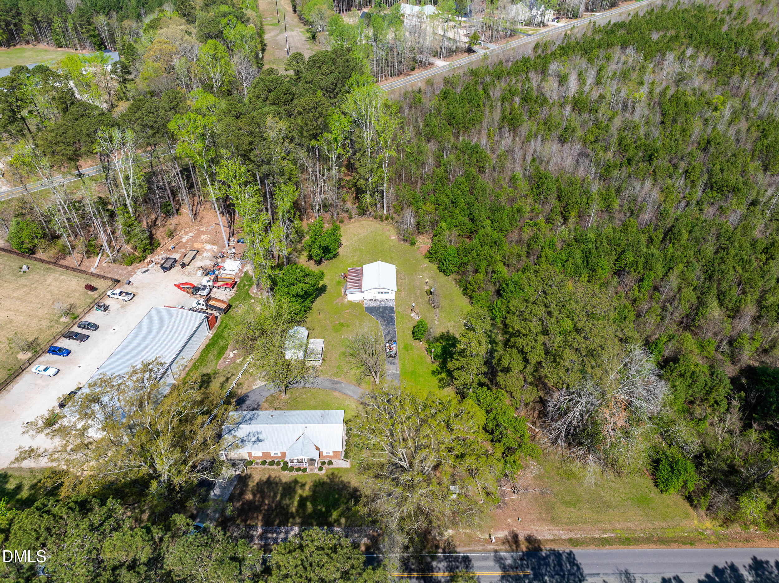 7425 Halifax Road Youngsville, NC 27596 - Photo 2 of 43 Drone