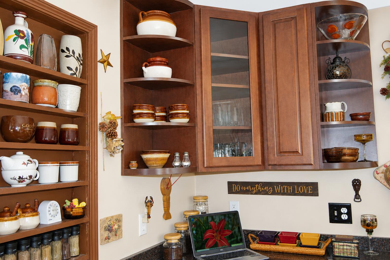 48 Kingsley Farm Road Gouldsboro, ME 04607 - Photo 12 of 77 Corner shelf in kitchen