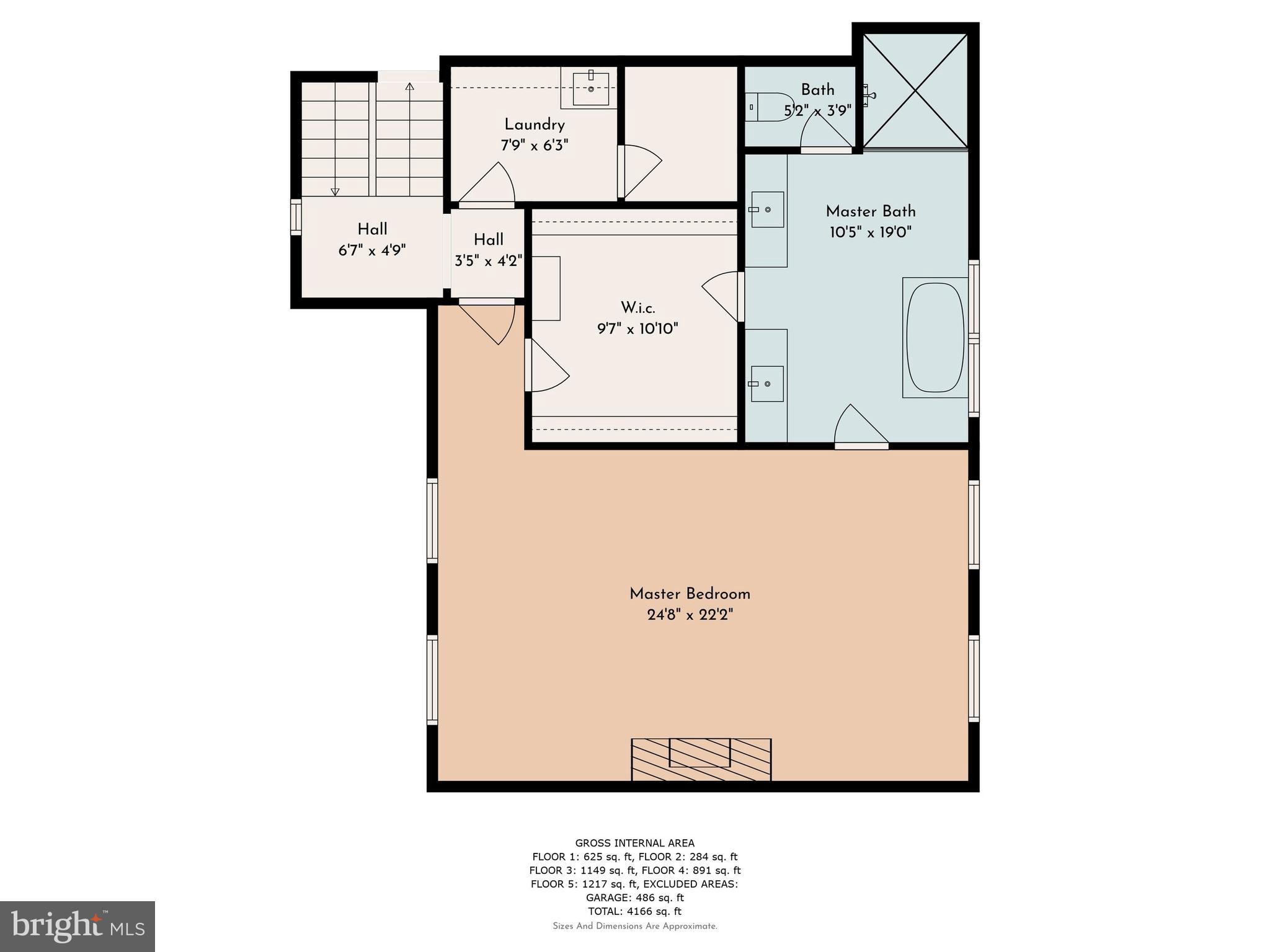 745 Campwoods Road Villanova, PA 19085 - Photo 44 of 47 Floor plan primary bedroom level