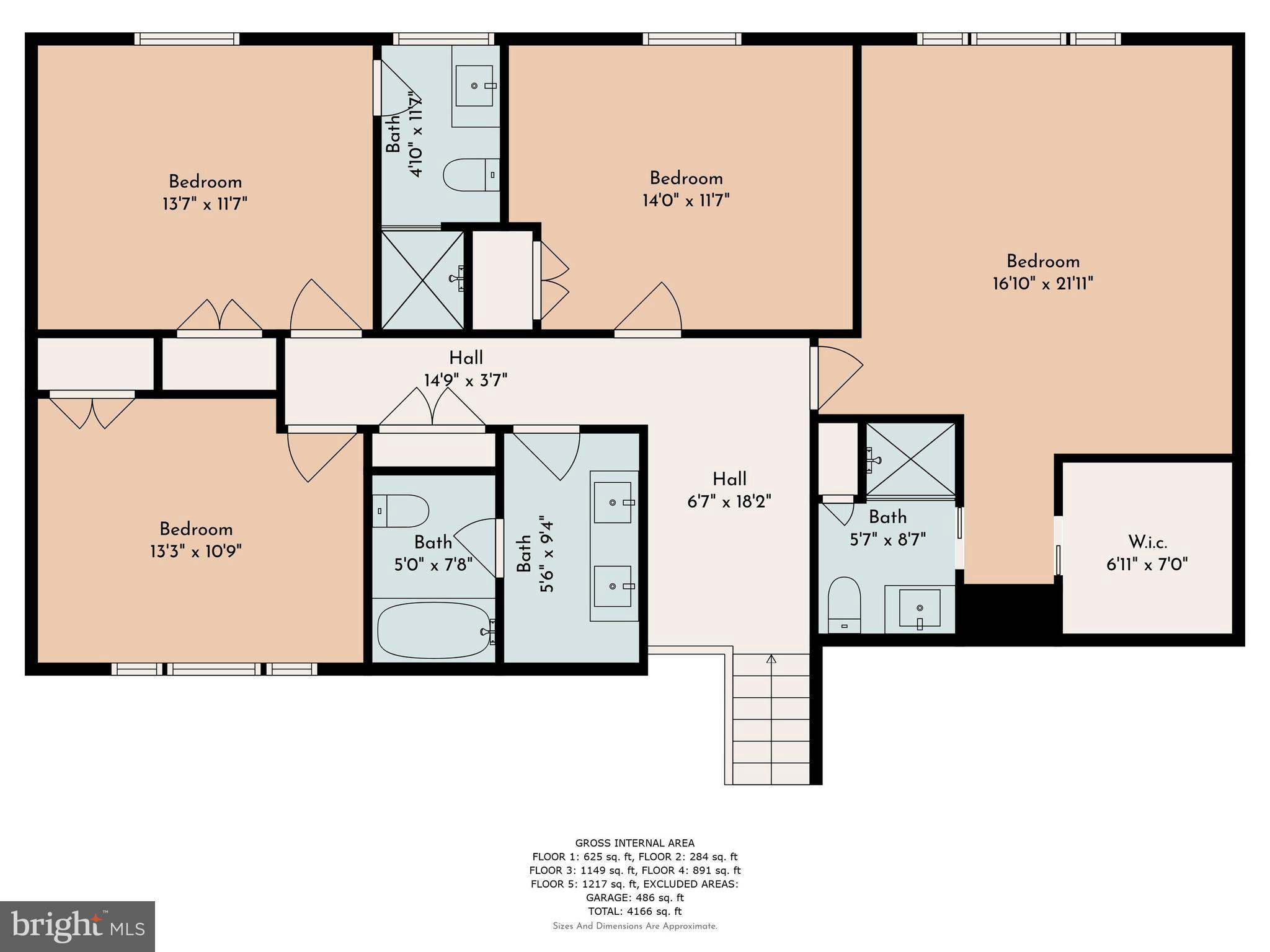 745 Campwoods Road Villanova, PA 19085 - Photo 45 of 47 Floor plan 4 bedrooms ,3 baths