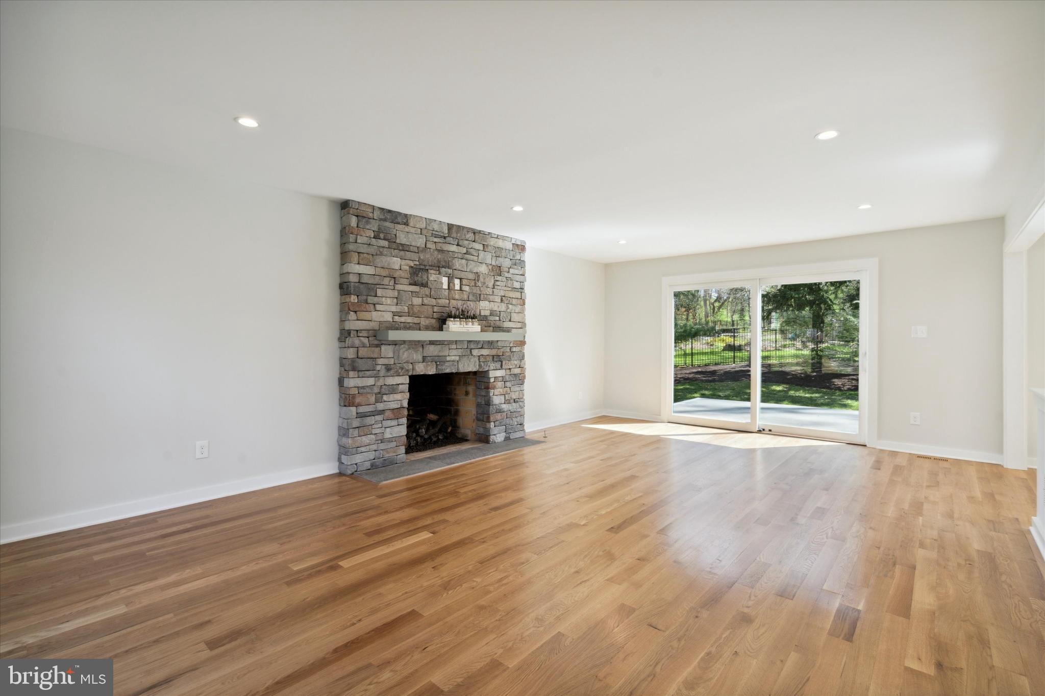 745 Campwoods Road Villanova, PA 19085 - Photo 6 of 47 Living Room with Gas Fireplace