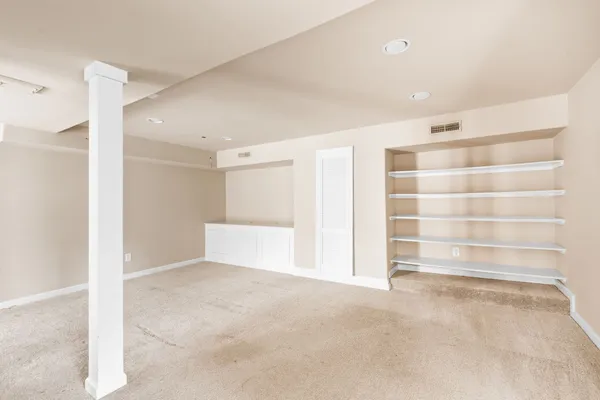 a view of empty room