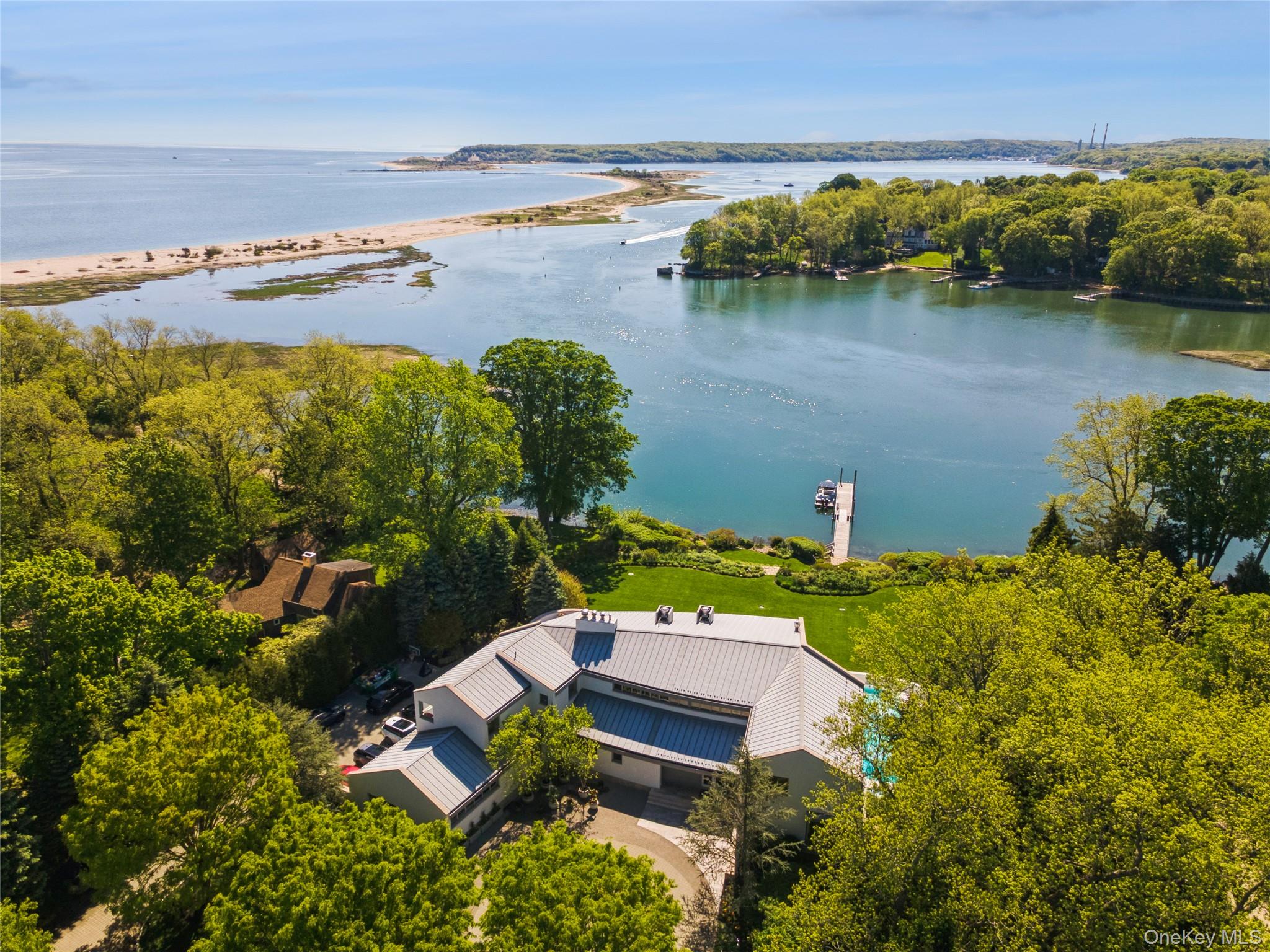 183 Old Field Road Old Field, NY 11733 - Photo 2 of 50 Aerial View Depicting Water Front Location