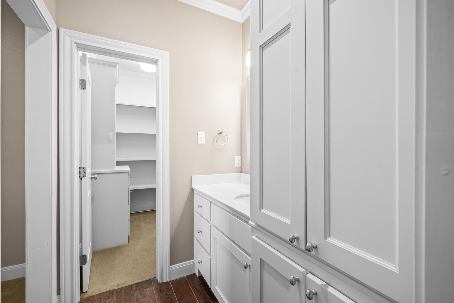 1405 11th Place Shallowater, TX 79363 - Photo 46 of 81 a bathroom with a shower and a sink