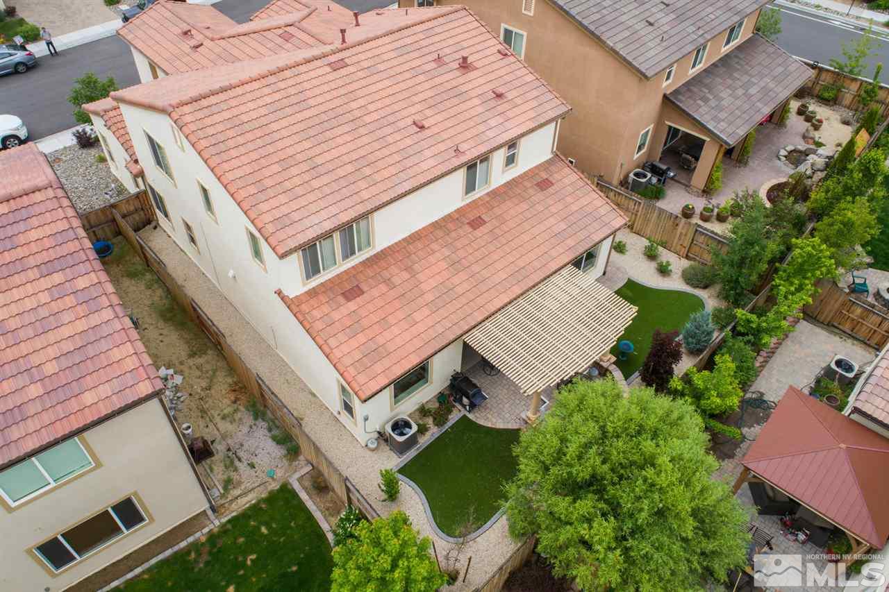2025 Horse Prairie Road Reno, NV 89521 - Photo 24 of 25 an aerial view of a house with a garden