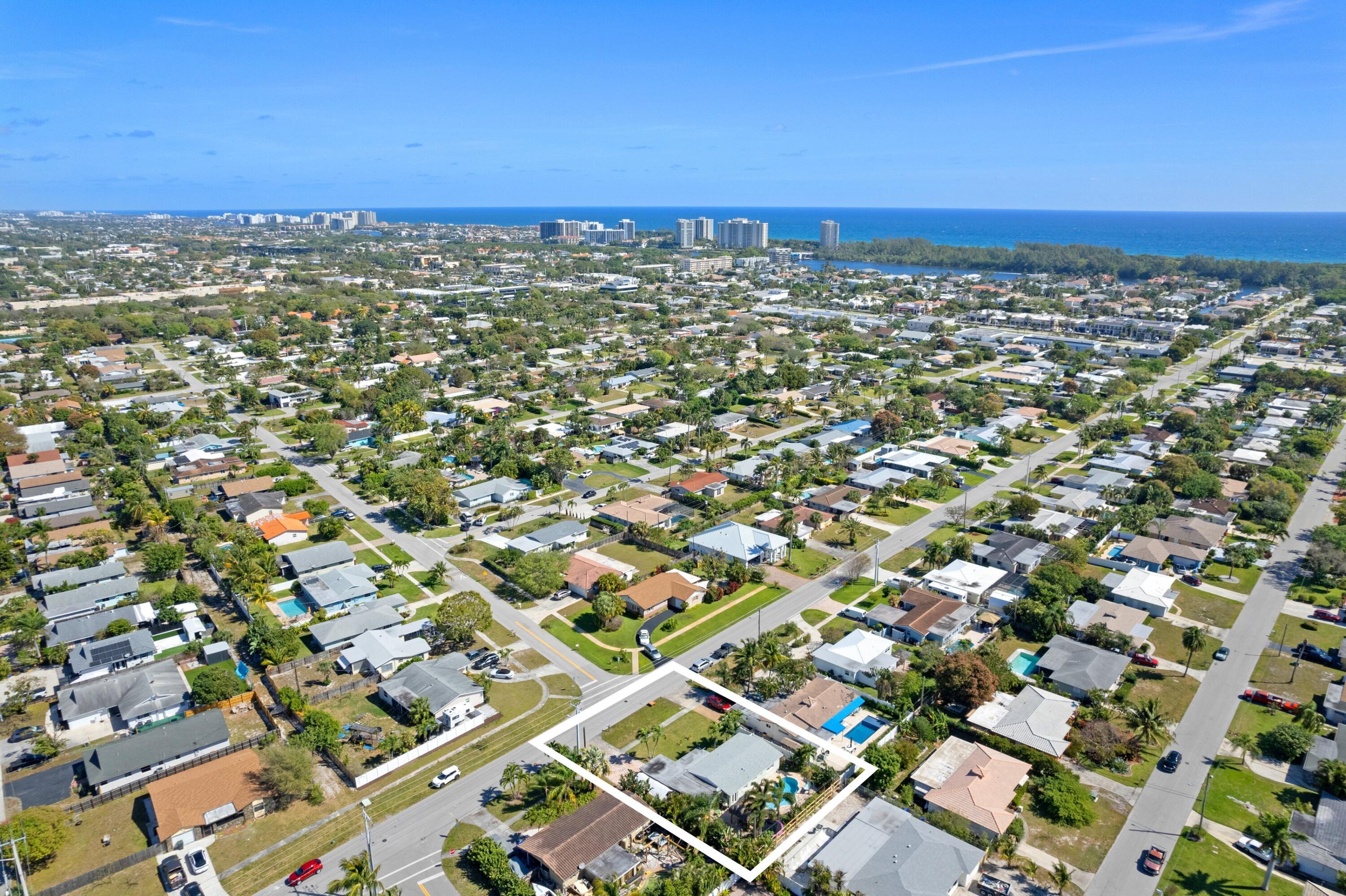 216 Northeast 32nd Street Boca Raton, FL 33431 - Photo 1 of 33 Aerial Ocean View