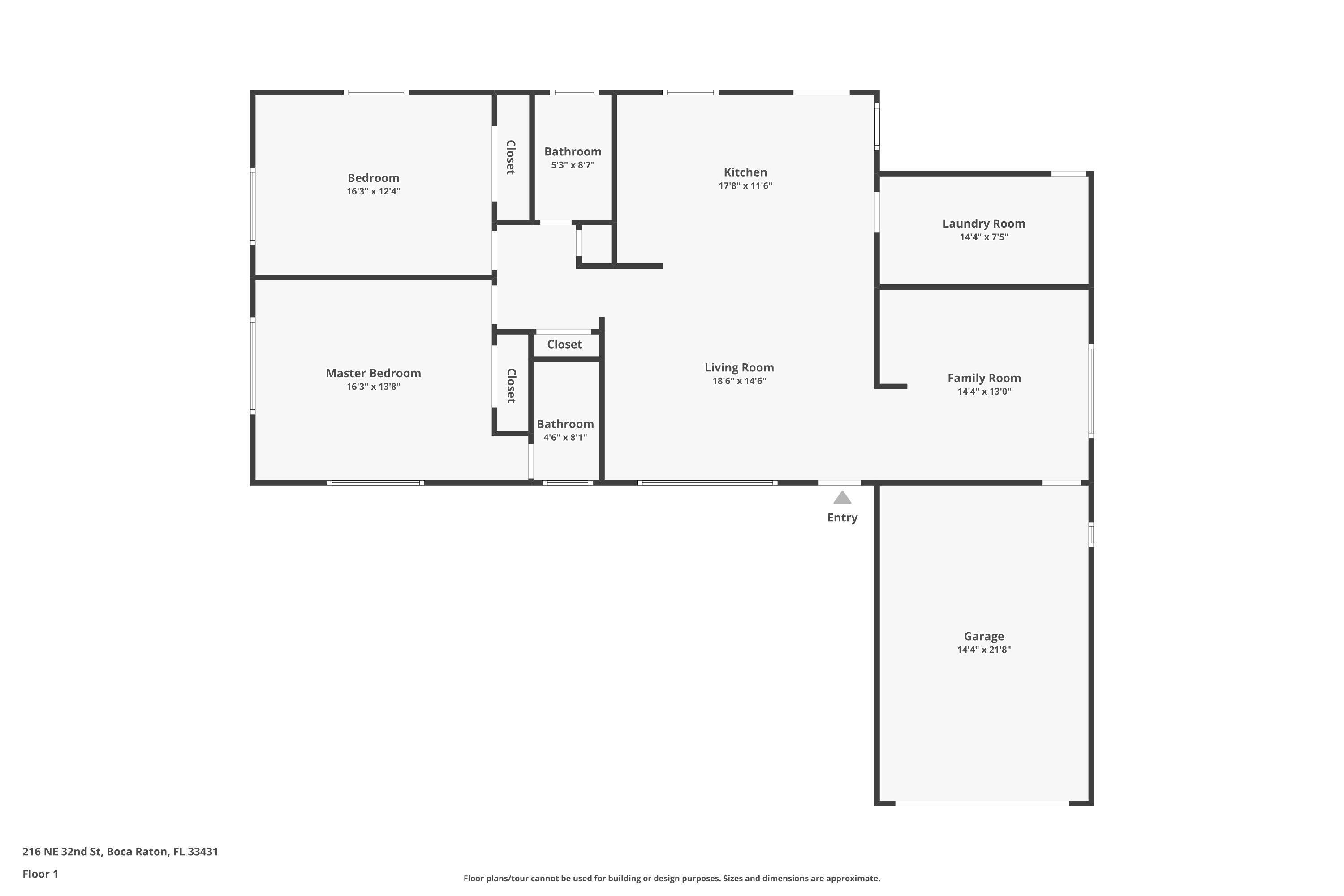 216 Northeast 32nd Street Boca Raton, FL 33431 - Photo 33 of 33 Floor Plan