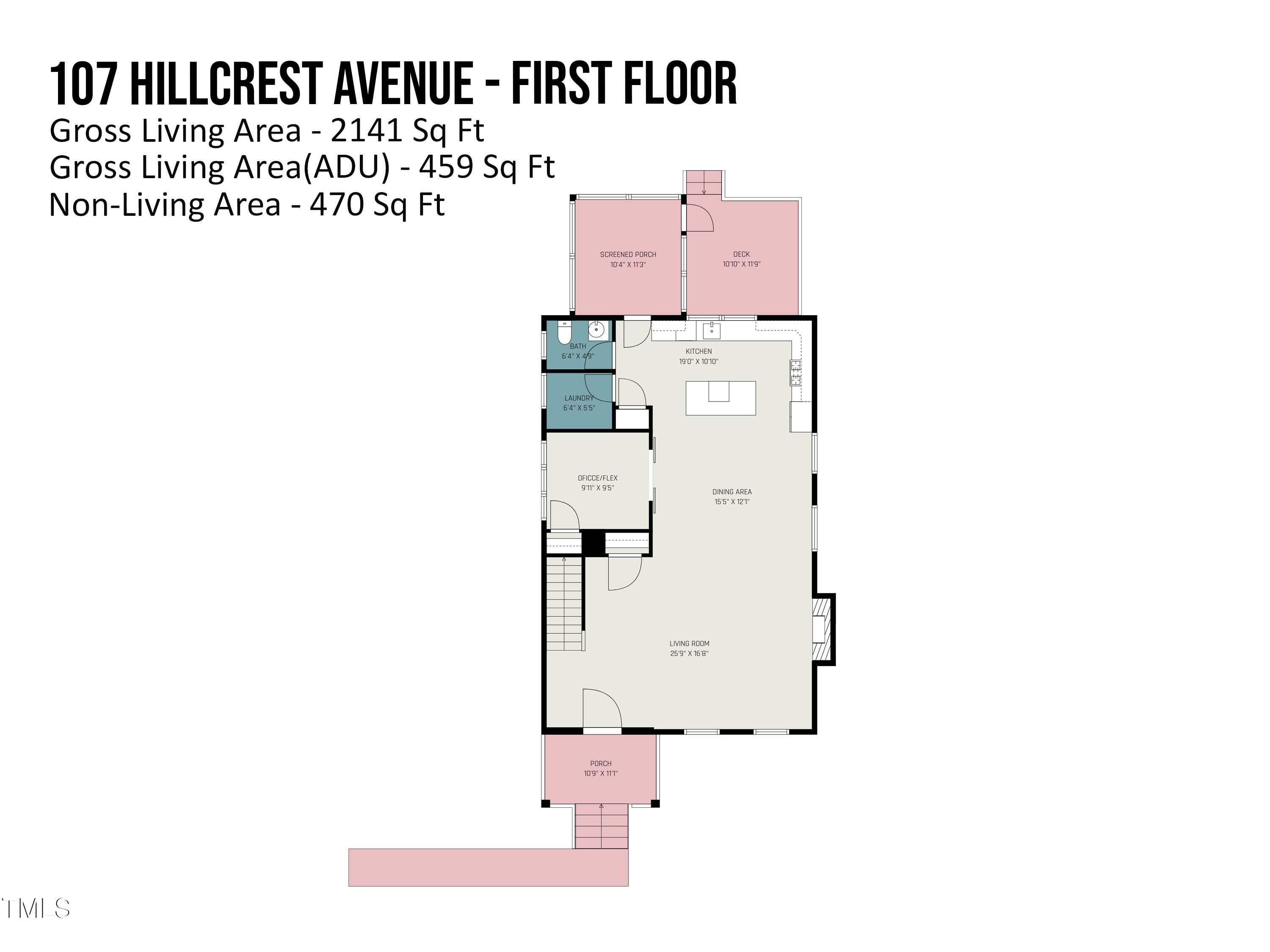 107 Hillcrest Avenue, Unit C & D Carrboro, NC 27510 - Photo 55 of 61 107_hillcrest_avenue_-_first_floor_48