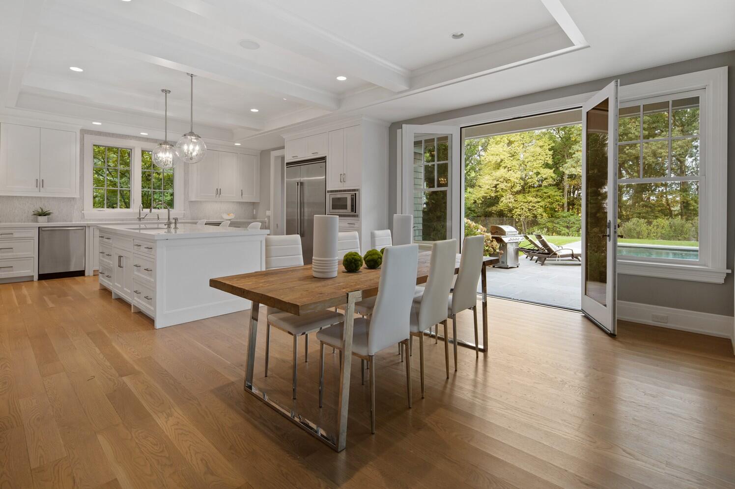 35 Prospect Road Westport, CT 06880 - Photo 10 of 40 a dining room with furniture window wooden floor