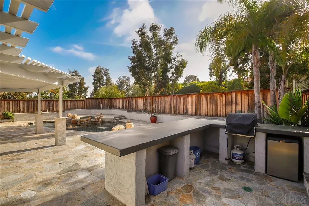 2033 Village Wood Road Encinitas, CA 92024 - Photo 25 of 25 a view of a patio with iron fence
