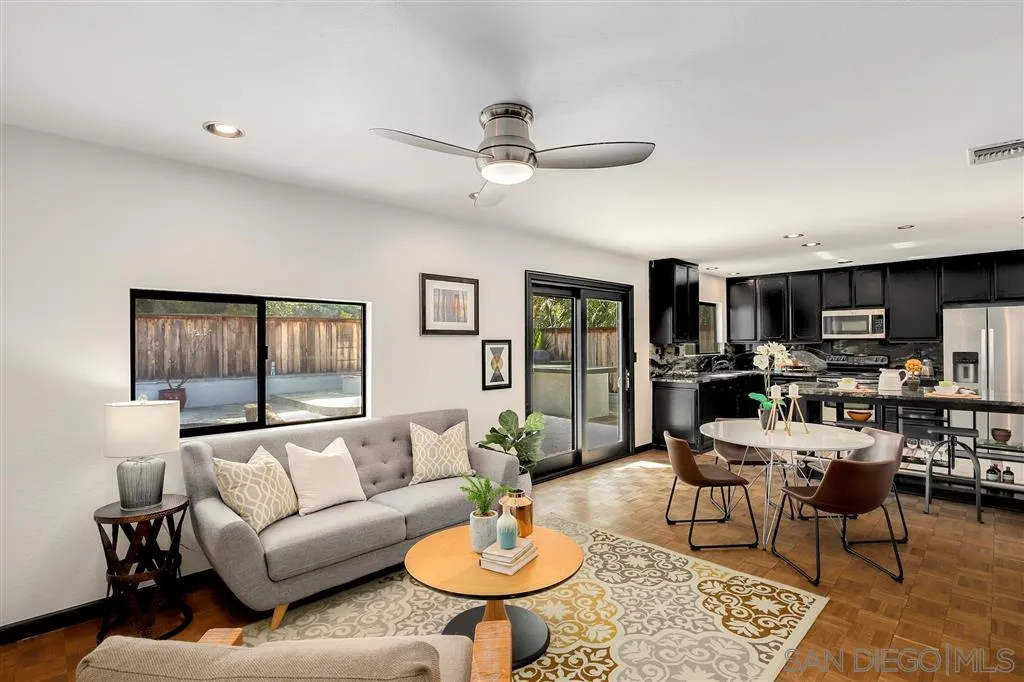 2033 Village Wood Road Encinitas, CA 92024 - Photo 10 of 25 a living room with furniture kitchen view and a window