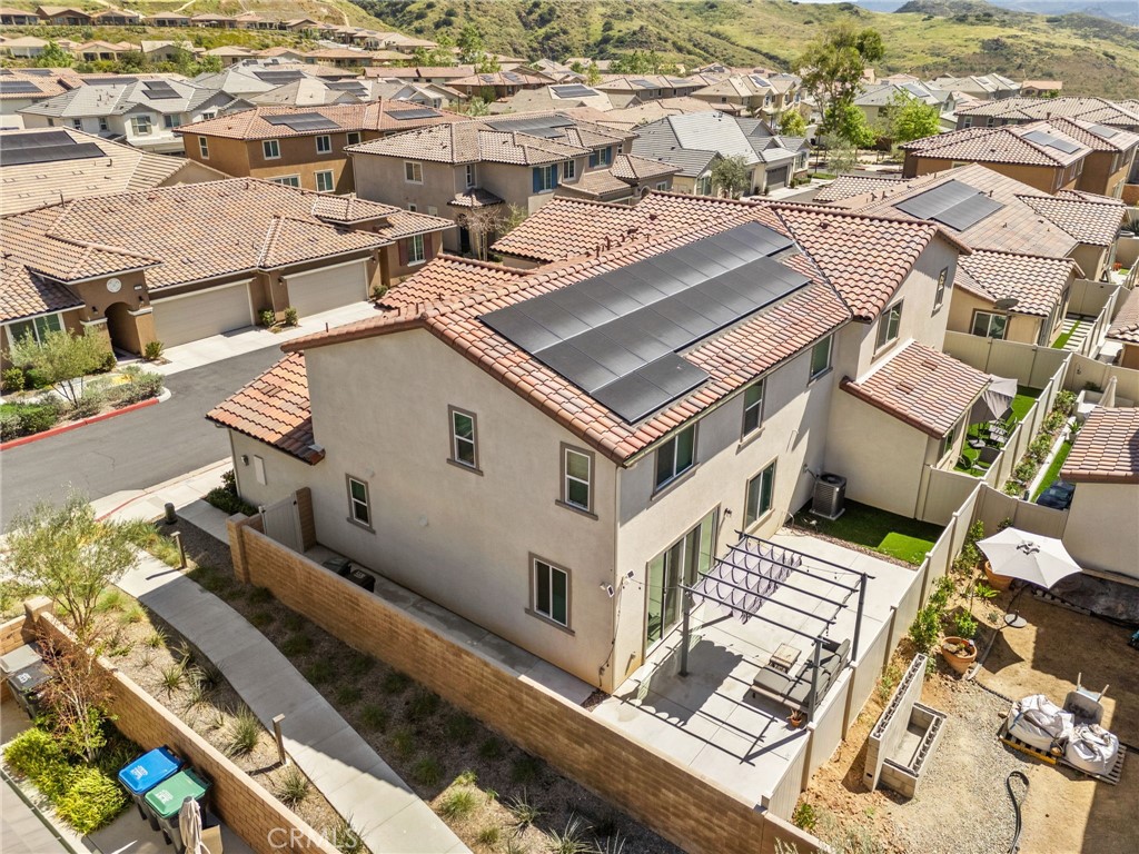 24085 Midvale Court Corona, CA 92883 - Photo 35 of 56 an aerial view of a house with a yard