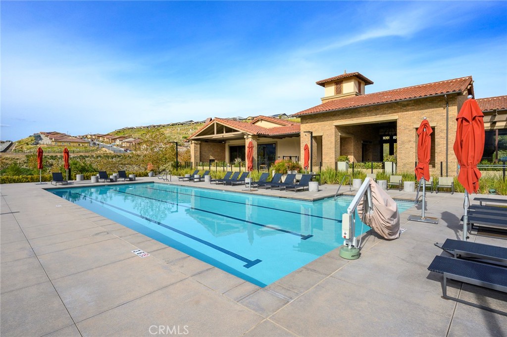 24085 Midvale Court Corona, CA 92883 - Photo 53 of 56 a view of living room with furniture and a mountain view