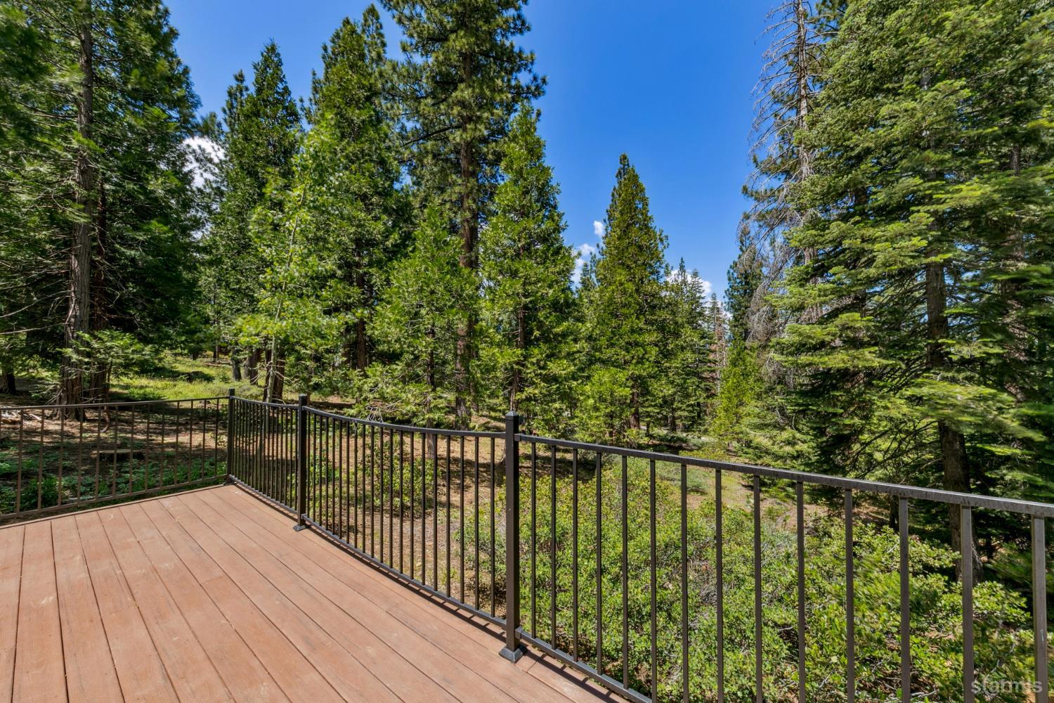 1730 Inca Way South Lake Tahoe, CA 96150 - Photo 23 of 32 a view of balcony with wooden floor and fence